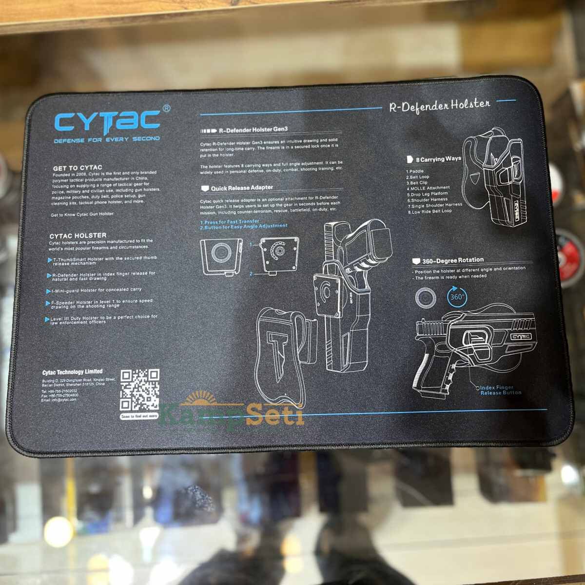 CYTAC Silah Temizleme Matı 43x30 cm