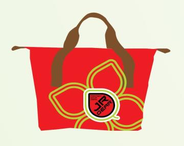 Jr Gear Tona Su Geçirmez Büyük Boy Plaj Çantası-KIRMIZI