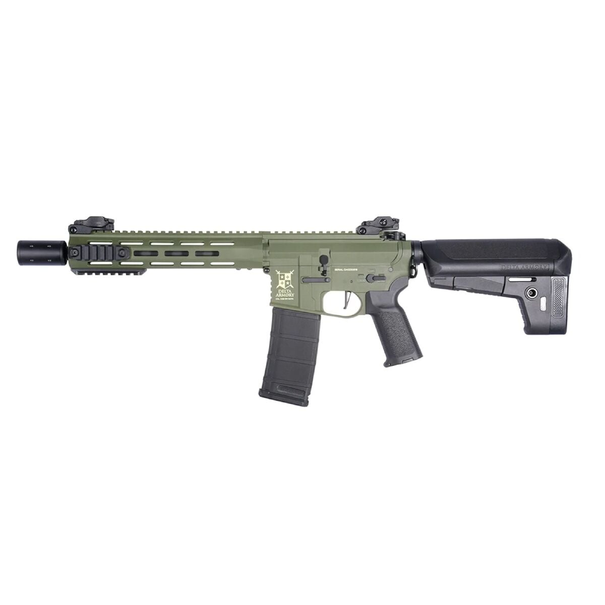 Delta Armory M4 AR15 M-LOK 10'' SilentOps Charlie Haki Airsoft Tüfek