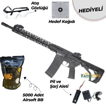Delta Armory FREYA R15 M-LOK 14'' Siyah Airsoft Tüfek