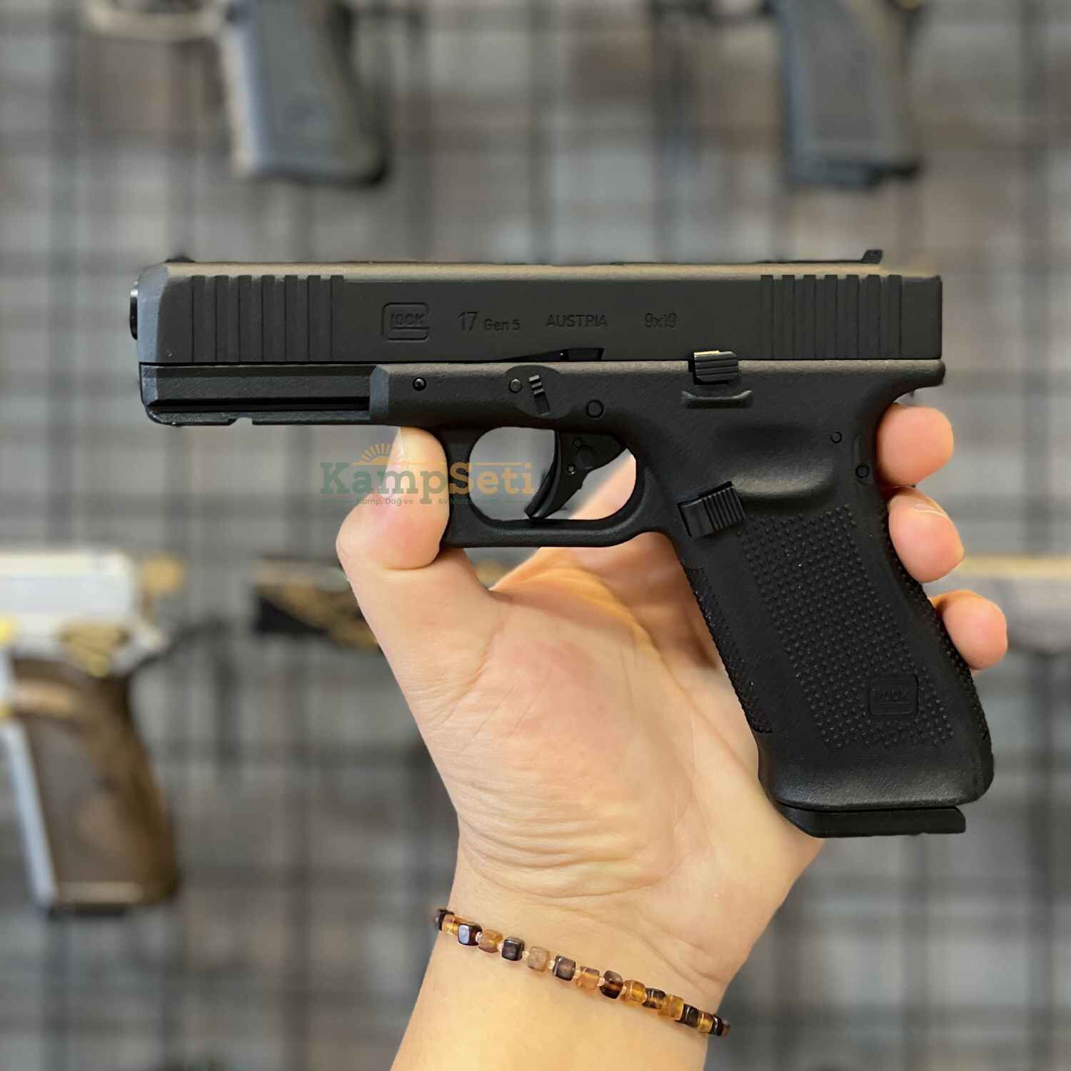エアガンセットGlock 17L,PC356,M92F,SOCOM,PYTHON Umarex GLOCK 17 GEN5 Havalı Tabanca 4.5 mm - Kamp Seti