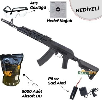 Specna Arms SA-PJ15 KPYK PRIME™ Aster II ETU BLDC™ AK47 Airsoft Tüfek Siyah