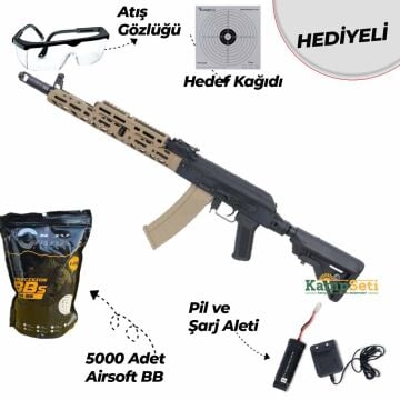 Specna Arms SA-PJ14 KPYK PRIME™ Aster II ETU BLDC™ AK47 Airsoft Tüfek Half-Tan