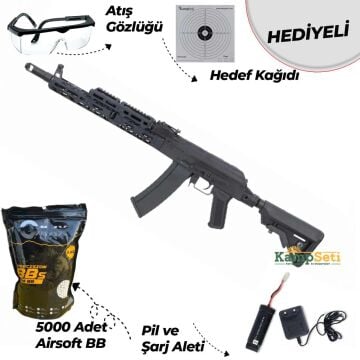 Specna Arms SA-PJ14 KPYK PRIME™ Aster II ETU BLDC™ AK47 Airsoft Tüfek Siyah