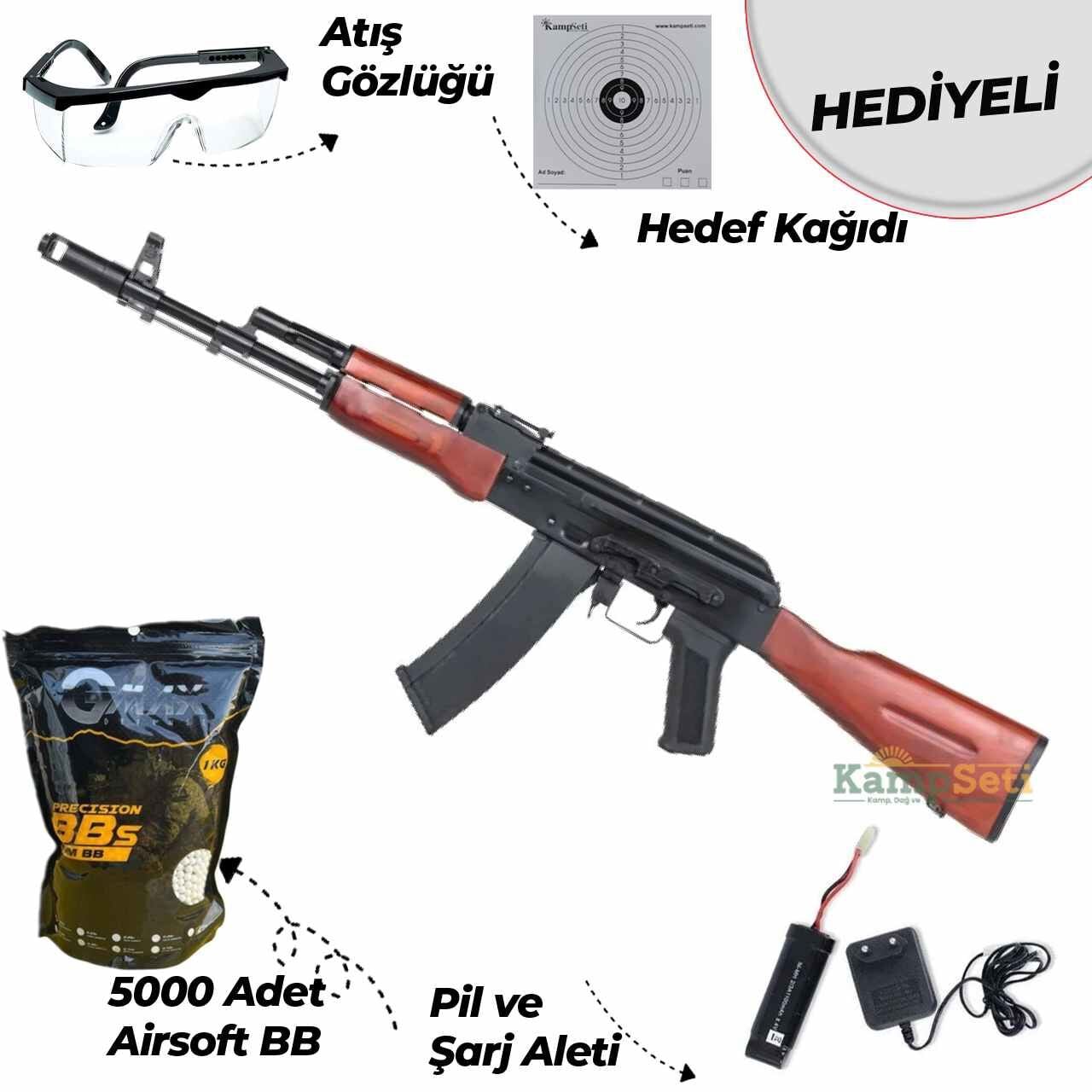 Specna Arms SA-PJ02 Prime™ Aster V3 SE ETU AK47 Siyah Airsoft Tüfek