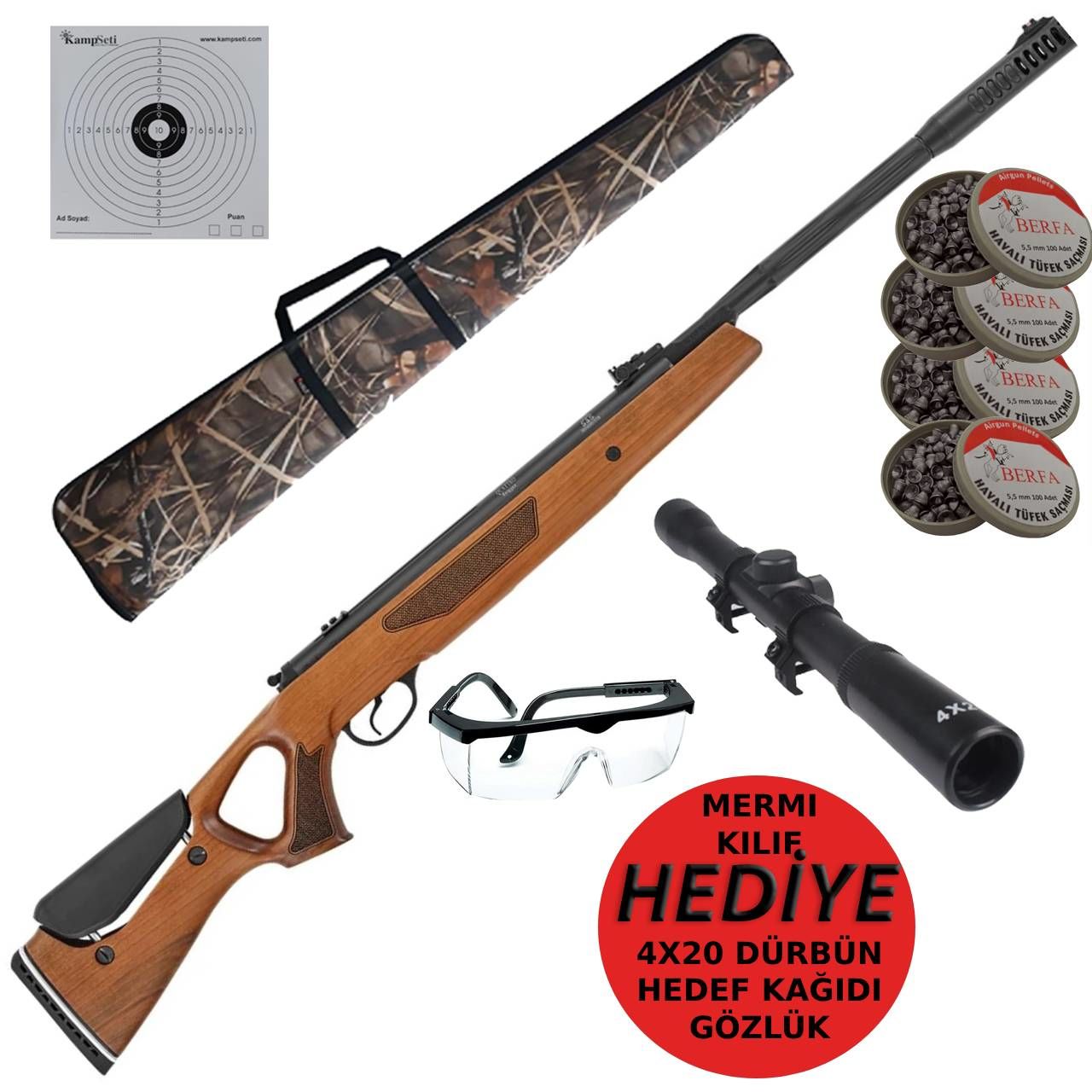 Hatsan Mod 65 Ağaç VORTEX Havalı Tüfek