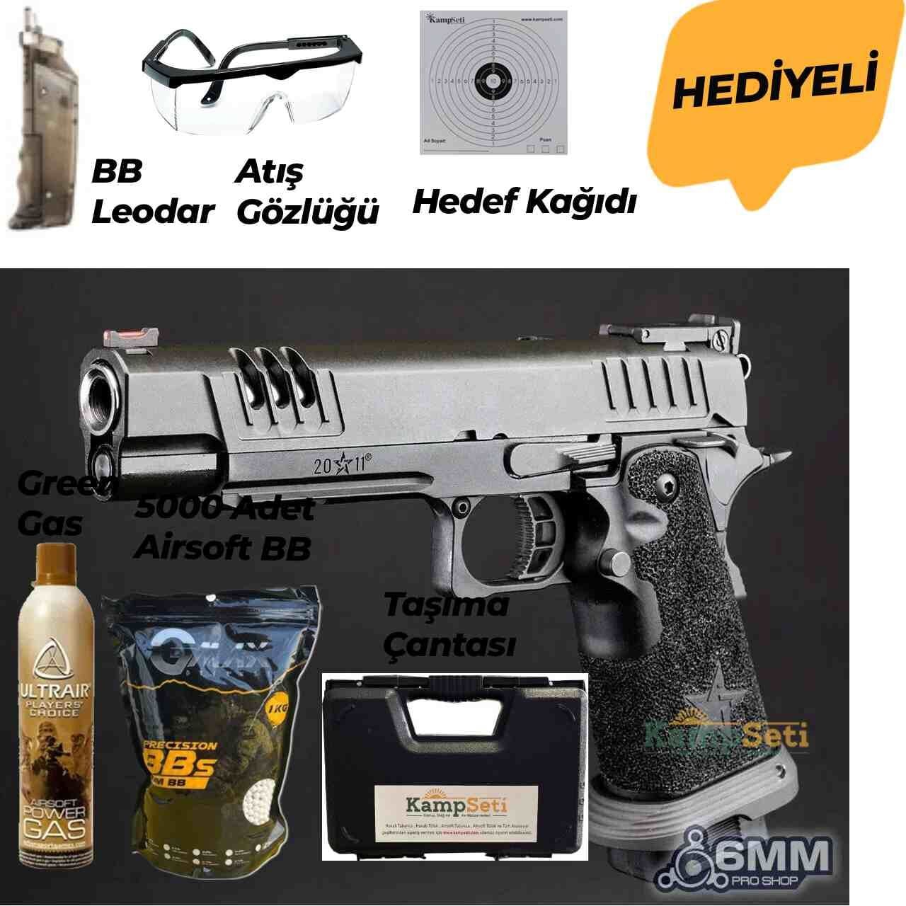 EMG Staccato XL 2011 Gas Blowback T8 Airsoft Tabanca