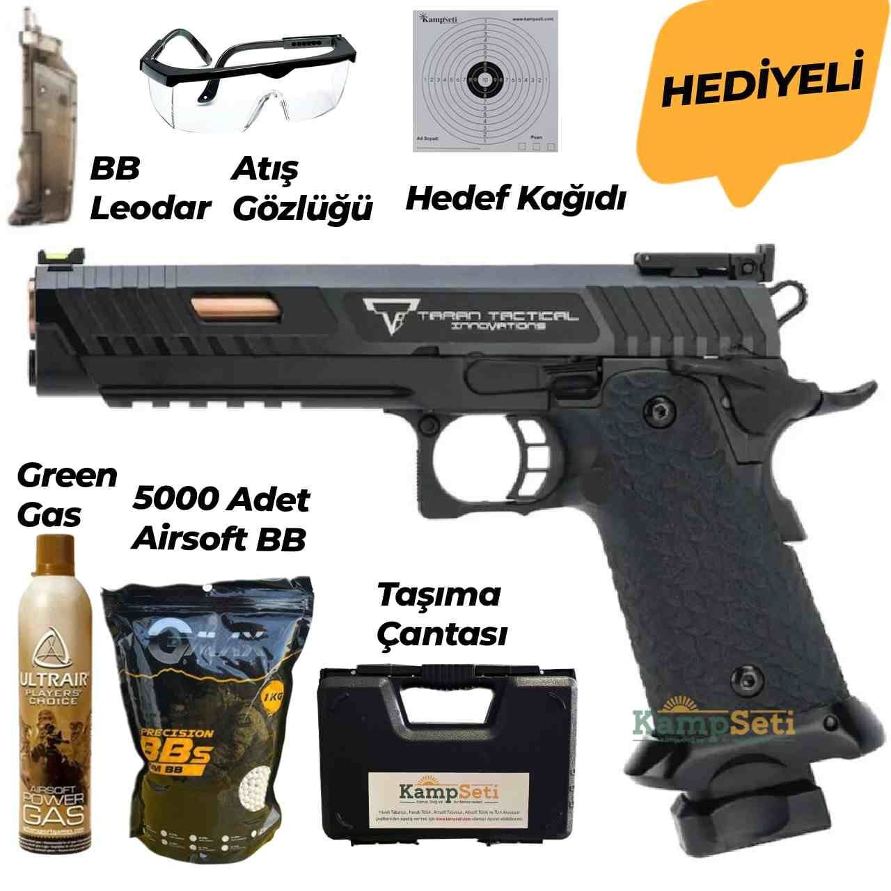 EMG Taran Tactical Lisanslı Combat Master 2011 GBB Airsoft Tabanca