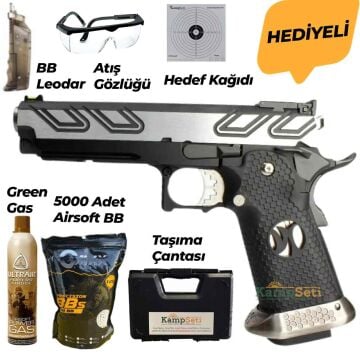 AW Custom Hi-Capa Gas Blowback Airsoft Tabanca 2Tone