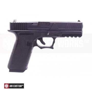 AW VX8300 Glock 18 Agency Full Otomatik Siyah Blowback Airsoft Tabanca