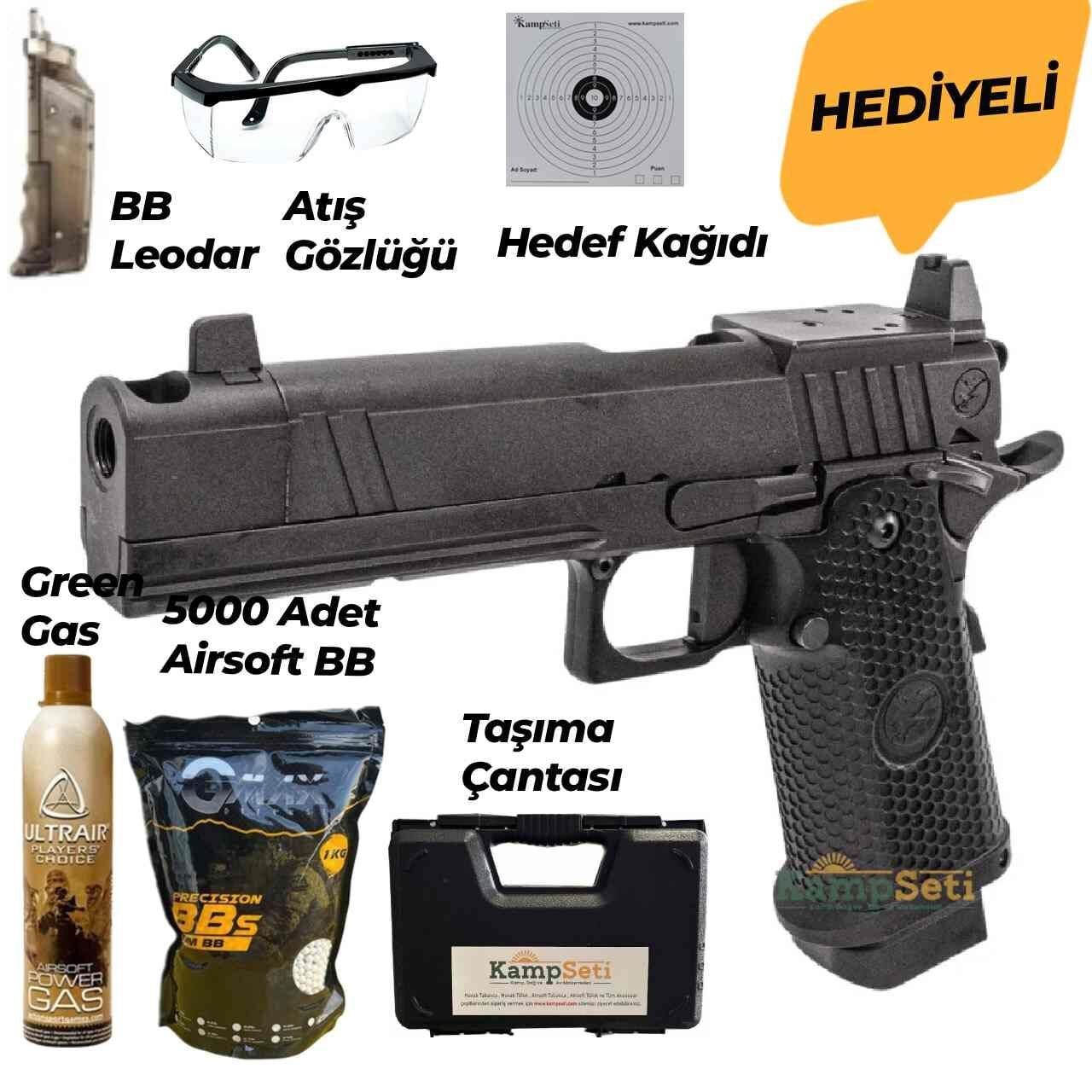 RWA Nighthawk TRS Compensator RMR Blowback Airsoft Tabanca