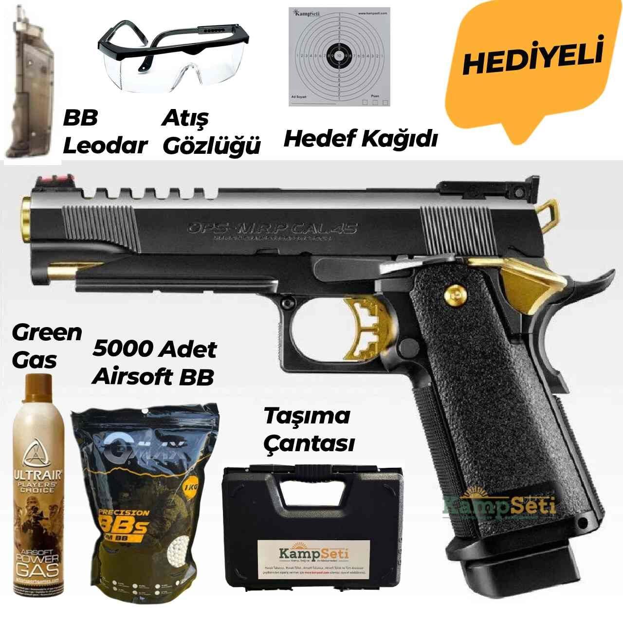 Tokyo Marui Gold Match HI-CAPA 5.1 Blowback Airsoft Tabanca