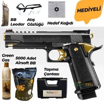 Tokyo Marui Gold Match HI-CAPA 5.1 Blowback Airsoft Tabanca