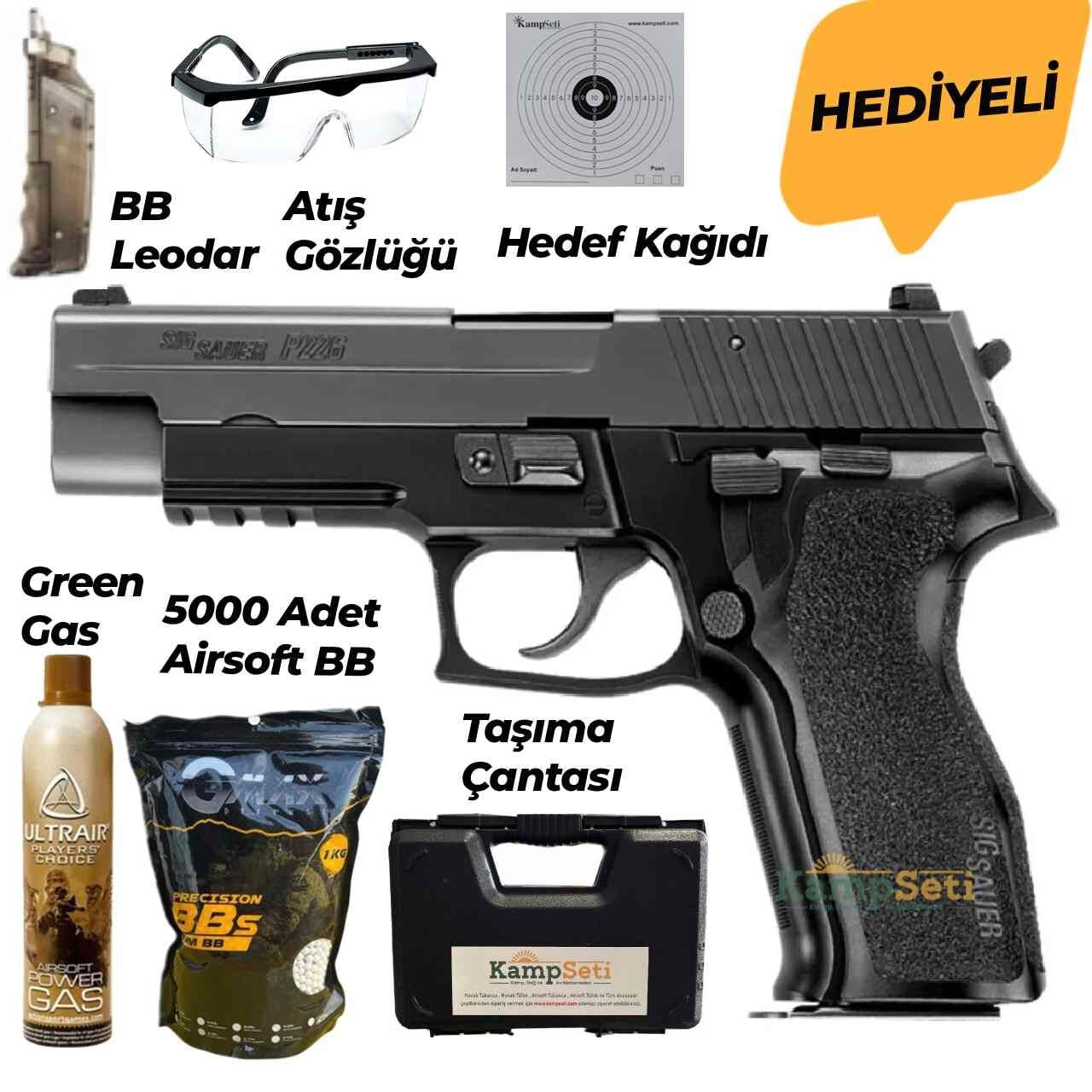 Tokyo Maruı Sig P226 E2 Blowback Airsoft Tabanca Siyah