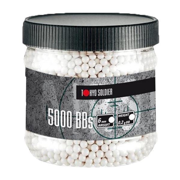 Walther Plastik Airsoft  BBs 6 mm. 0,20 gr Beyaz 5000 Adet