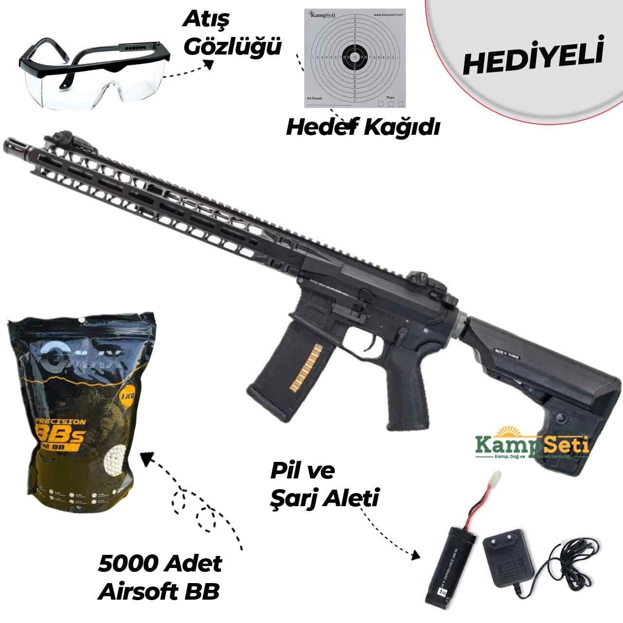 KWA PTS Syndicate Radian Model 1 M4 AR-15 ERG Blowbackli Airsoft Tüfek
