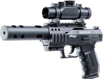 Umarex WALTHER NIGHTHAWK Havalı Tabanca 4.5 mm Siyah