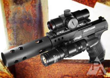 Umarex WALTHER NIGHTHAWK Havalı Tabanca 4.5 mm Siyah