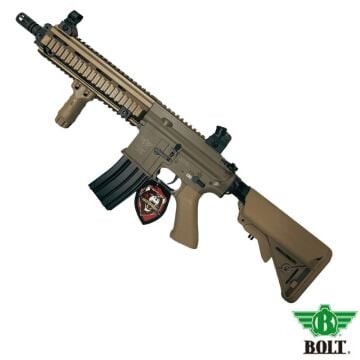 BOLT HK416 DEVGRU BRSS Blowbackli Airsoft Tüfek Tan