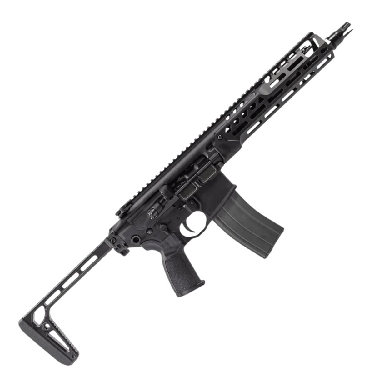 APFG SIG MCX SPEAR LT Style 11.5 SBR Blowback Airsoft Tüfek Siyah