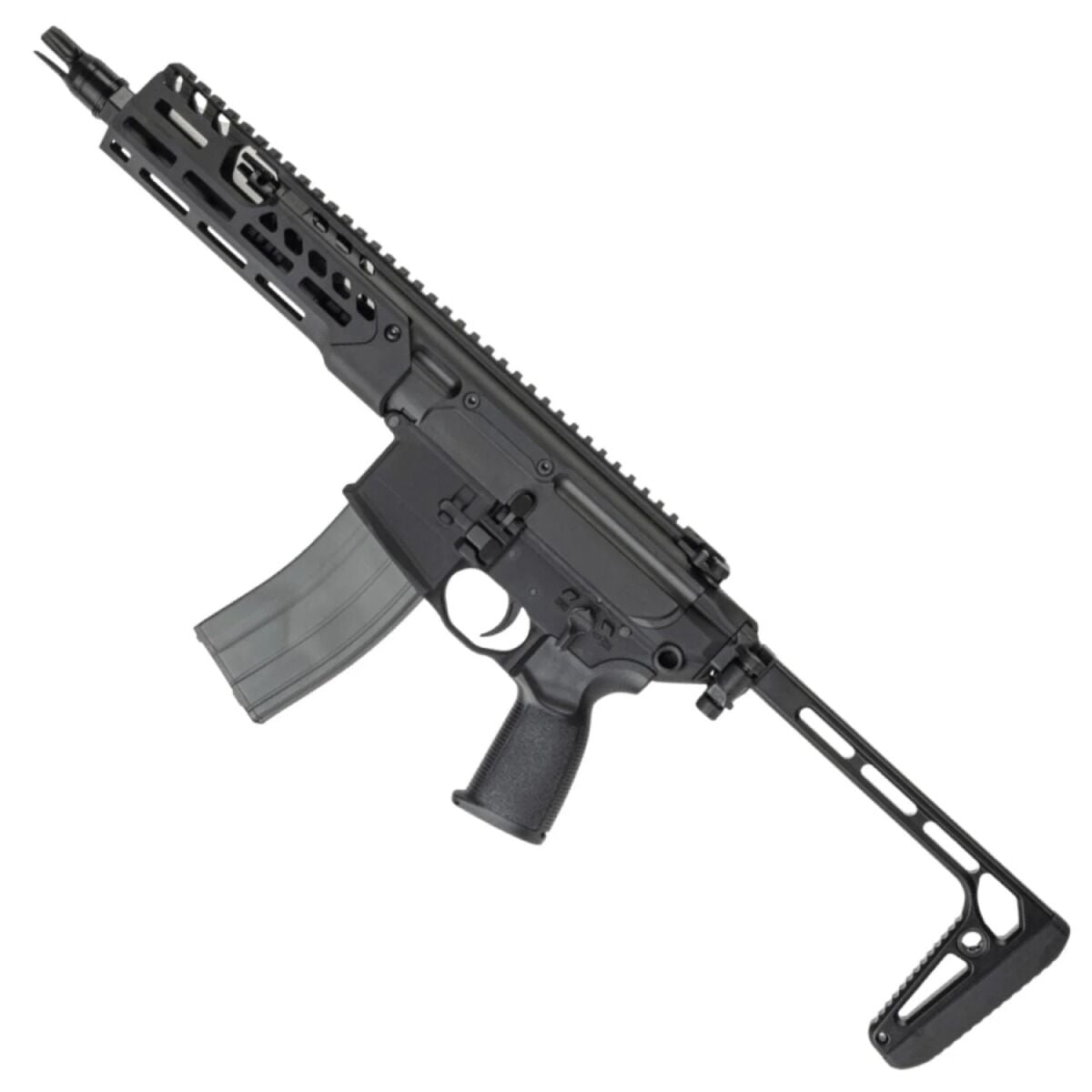 APFG SIG MCX SPEAR Limited Edition 9 SBR Blowback Airsoft Tüfek Siyah