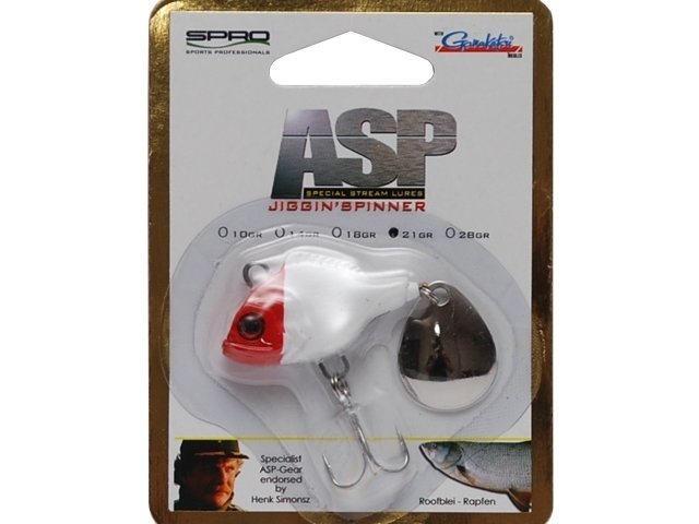 SPRO ASP JIGGIN'SPINNER 21GR RED/HEAD