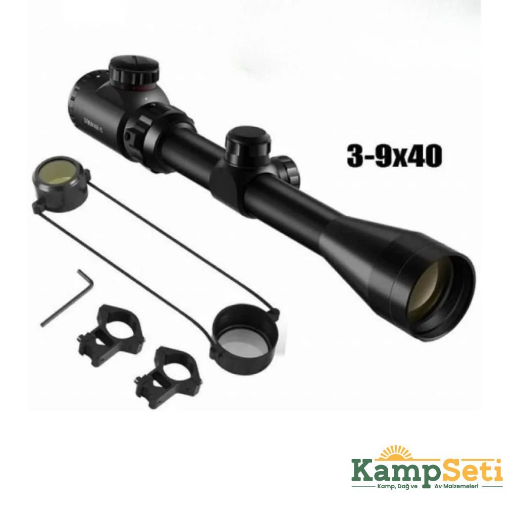 Comet 3x9-40 Tüfek Dürbünü, Zoomlu Işıksız