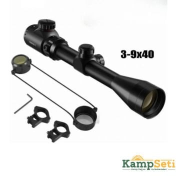 Comet 3x9-40 Tüfek Dürbünü, Zoomlu Işıksız