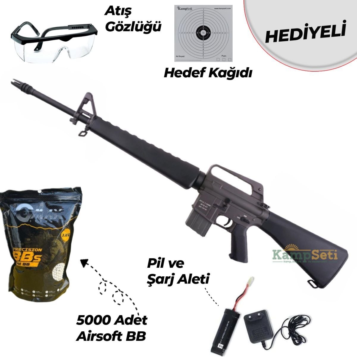 Classic Army M16A1 / M15A1 Full Metal Airsoft Tüfek