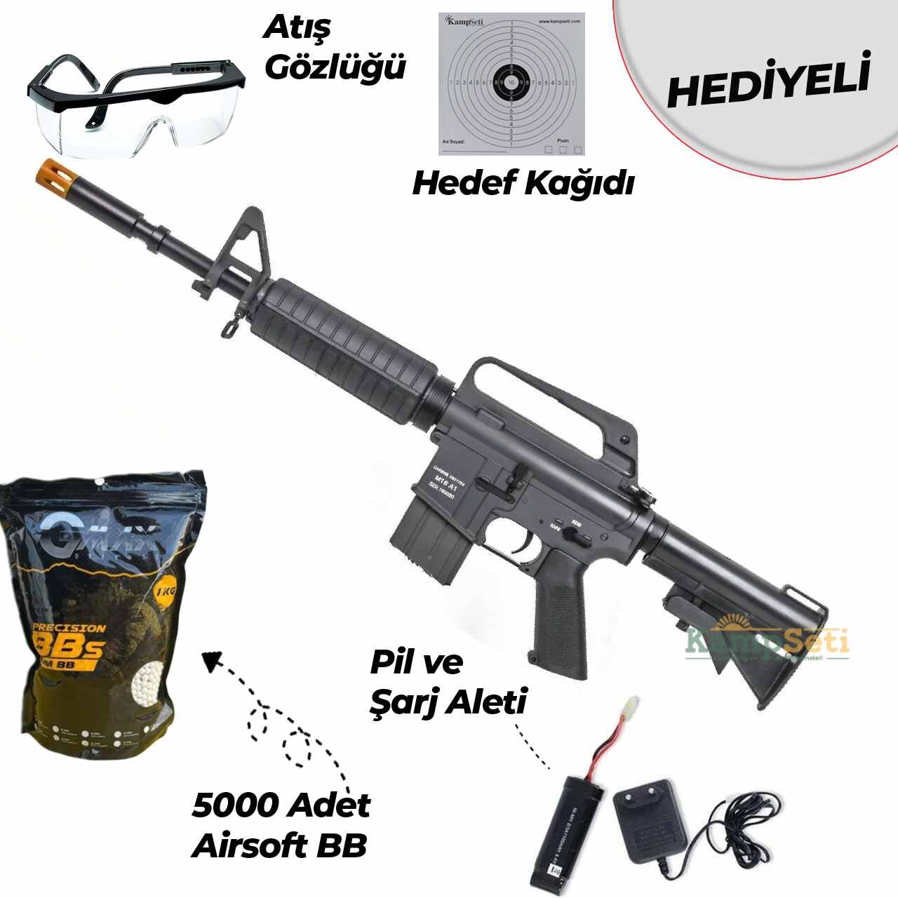 Classic Army XM177-E2 AEG Full Metal Airsoft Tüfek