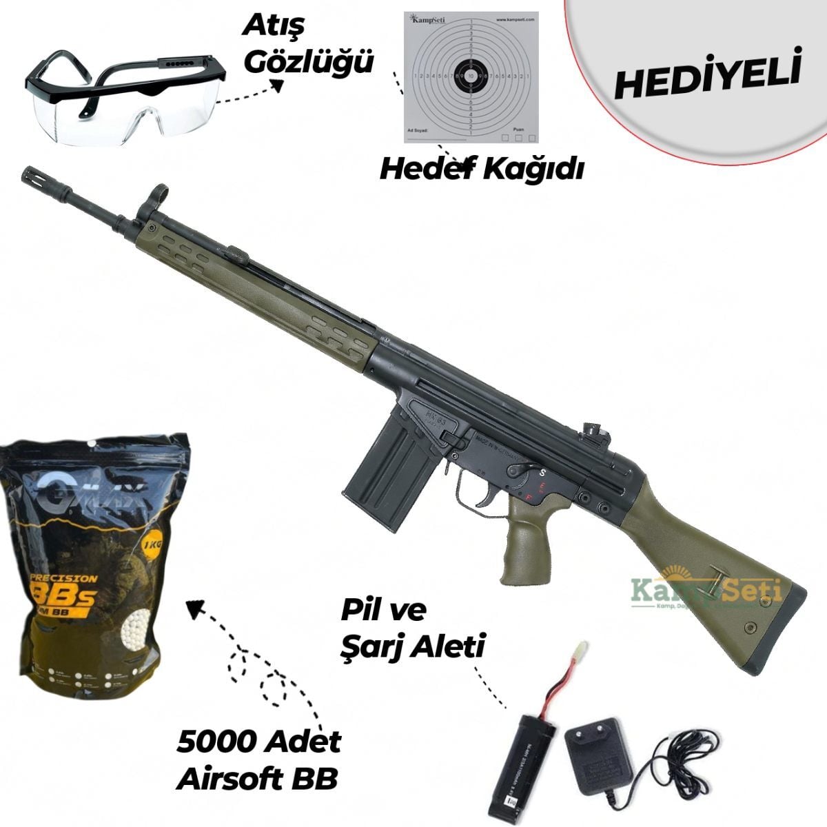 Classic Army A3 G3 Piyade Tüfeği AEG Airsoft Tüfek