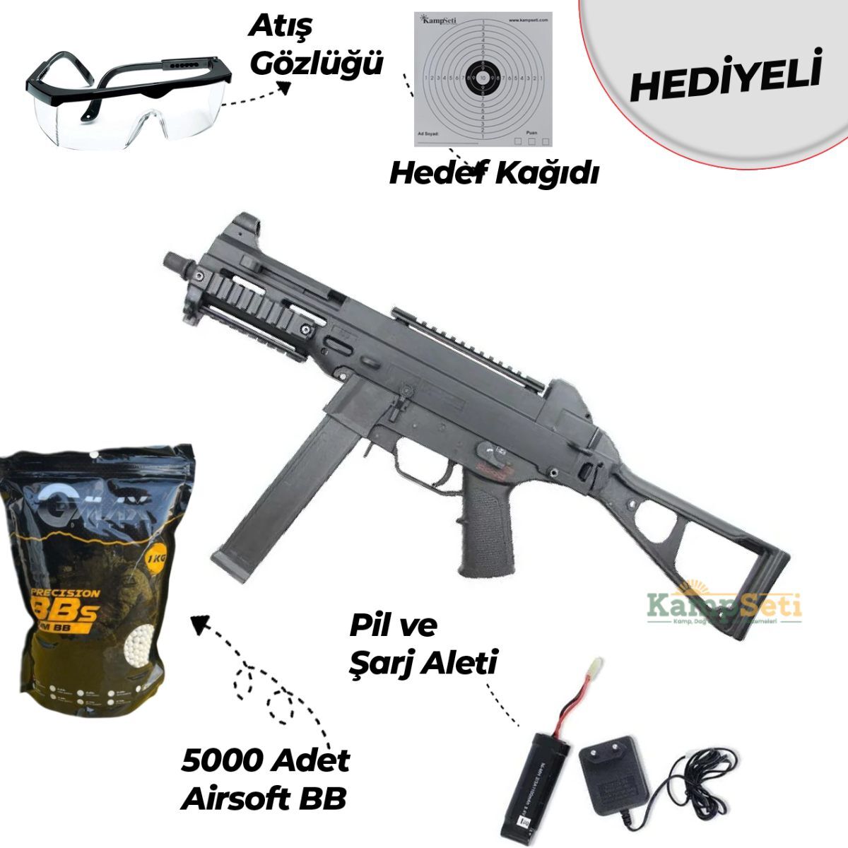 UMC AEG SMG Classic Army Airsoft Tüfek