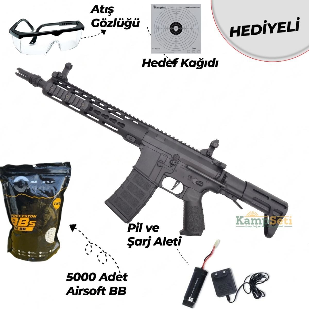 Classic Army KM10 ARS4 10'' M-LOK M4 Airsoft Tüfek