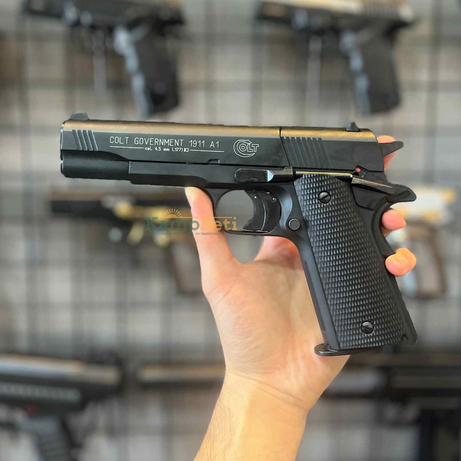 Umarex COLT Government 1911 A1 Cal. 4.5 mm Havalı Tabanca Siyah