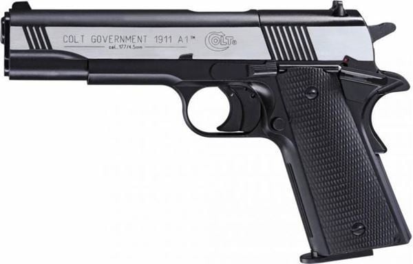 Umarex COLT Government 1911 A1 Havalı Tabanca 4,5 mm. Gümüş Siyah