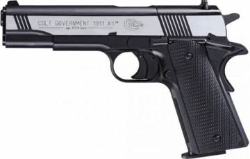 Umarex COLT Government 1911 A1 Havalı Tabanca 4,5 mm. Gümüş Siyah