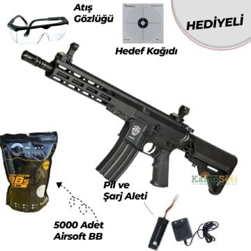 Classic Army M4 MK16 Skirmish AEG Airsoft Tüfek Siyah