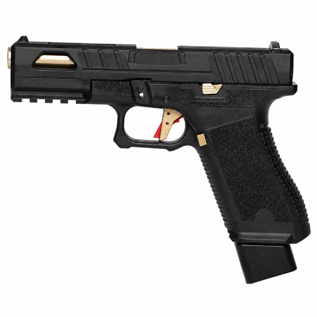 Regalarms Glock 17 Custom S1 CO₂ Blowback Airsoft Tabanca 6 mm – Gold
