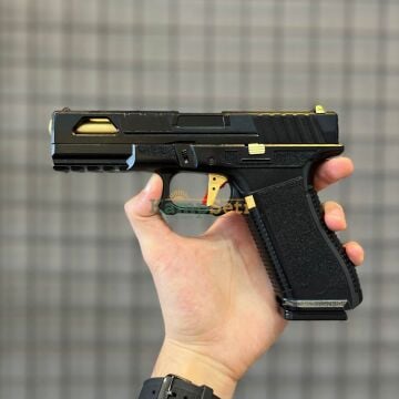 Regalarms Glock 17 Custom S1 CO₂ Blowback Airsoft Tabanca 6 mm – Gold