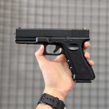 Vigor Glock 17 Metal Sürgülü Green Gas Blowback Airsoft Tabanca Siyah