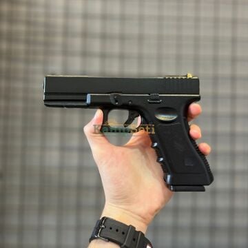 Vigor Glock 17 Metal Sürgülü Green Gas Blowback Airsoft Tabanca Siyah