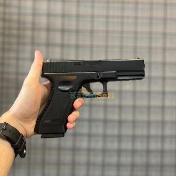 Vigor Glock 17 Metal Sürgülü Green Gas Blowback Airsoft Tabanca Siyah