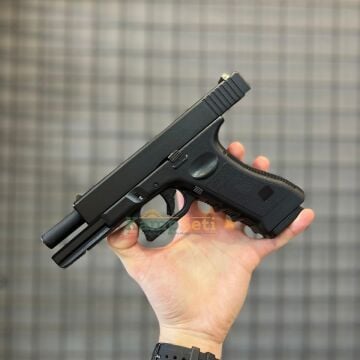 Vigor Glock 17 Metal Sürgülü Green Gas Blowback Airsoft Tabanca Siyah