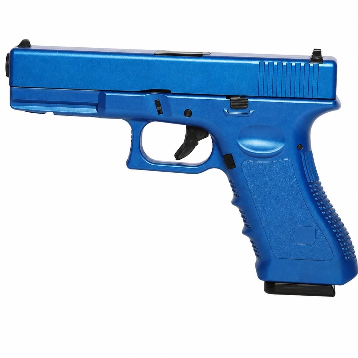 Vigor Glock 17 Metal Sürgülü GreenGas Blowback Airsoft Tabanca Mavi
