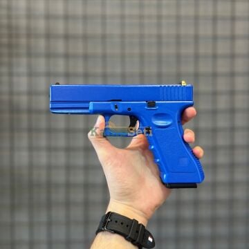 Vigor Glock 17 Metal Sürgülü GreenGas Blowback Airsoft Tabanca Mavi