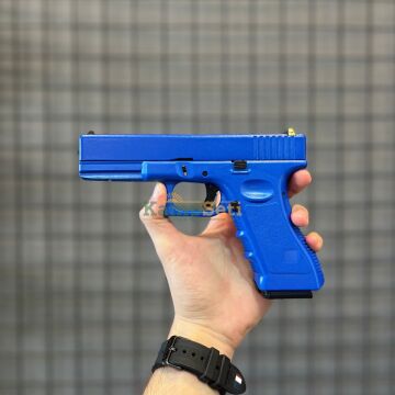 Vigor Glock 17 Metal Sürgülü GreenGas Blowback Airsoft Tabanca Mavi