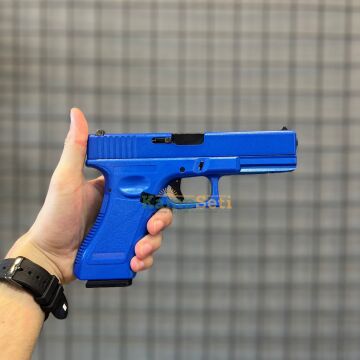 Vigor Glock 17 Metal Sürgülü GreenGas Blowback Airsoft Tabanca Mavi