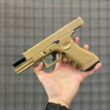 Vigor Glock 17 GreenGas Blowback Airsoft Tabanca Polimer Tan