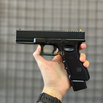 Regalarms Glock 17 Metal Sürgülü Co2 Blowback Airsoft Tabanca Siyah
