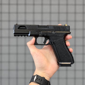 Regal Arms Glock 17 Custom S1 Green Gas Blowback Airsoft Tabanca Siyah